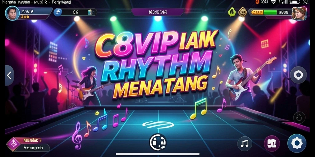 Tampilan antarmuka C8VIP yang menarik dan interaktif.