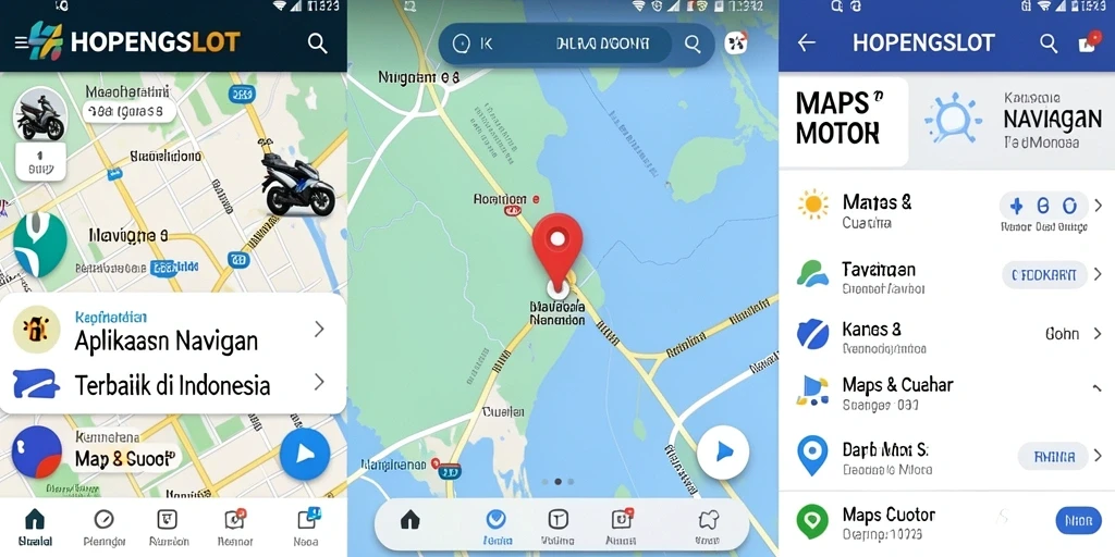 Antarmuka HOPENGSLOT yang menarik untuk navigasi motor.