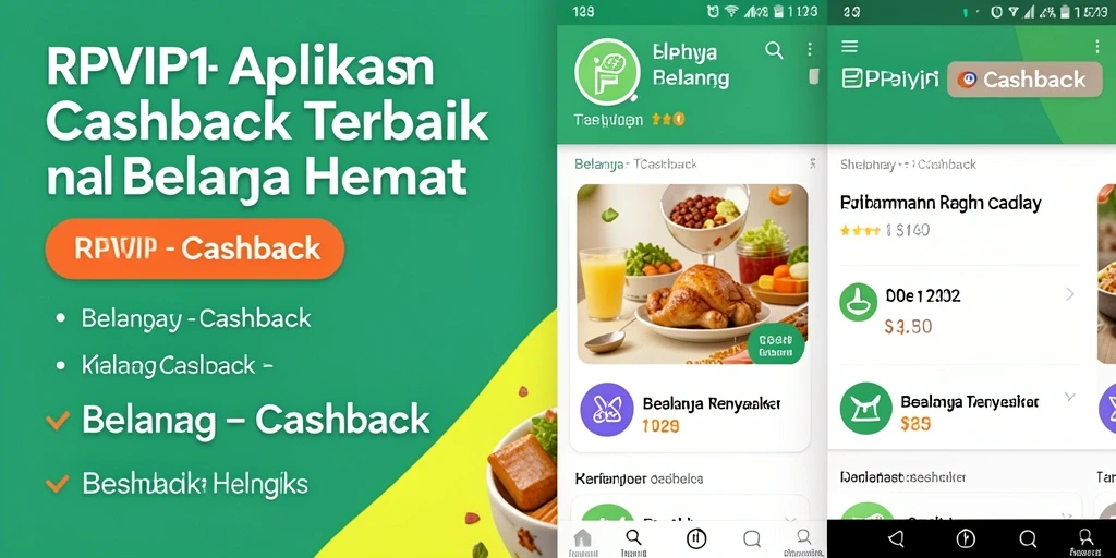 Tampilan antarmuka RPVIP1 untuk cashback yang menarik dan informatif.