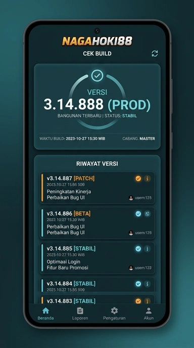 Riwayat Versi Aplikasi nagahoki88 untuk Android